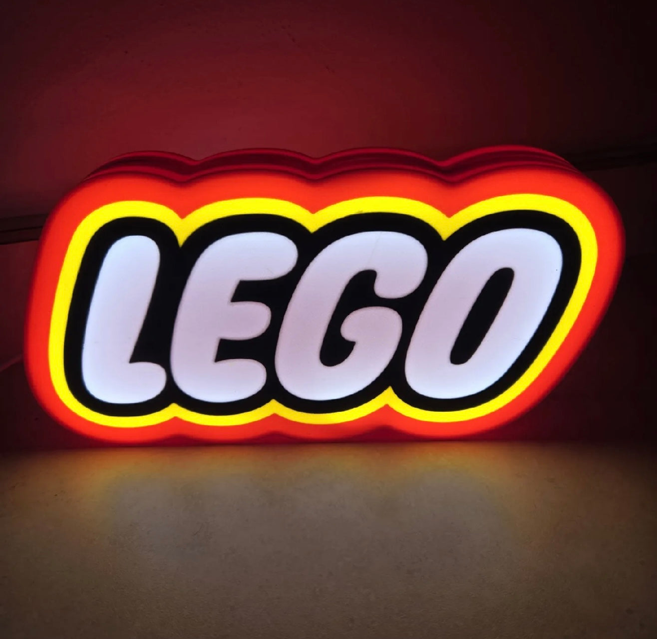 LEGO Logo USB Light Box Sign β LED Backlit Display Powered by USB