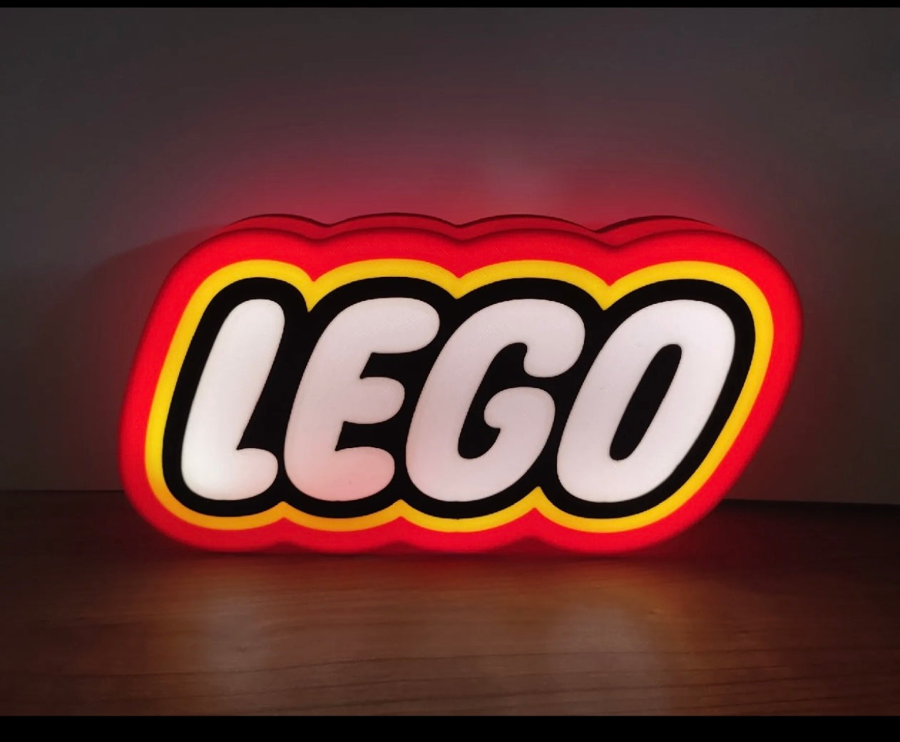 LEGO Logo USB Light Box Sign β LED Backlit Display Powered by USB