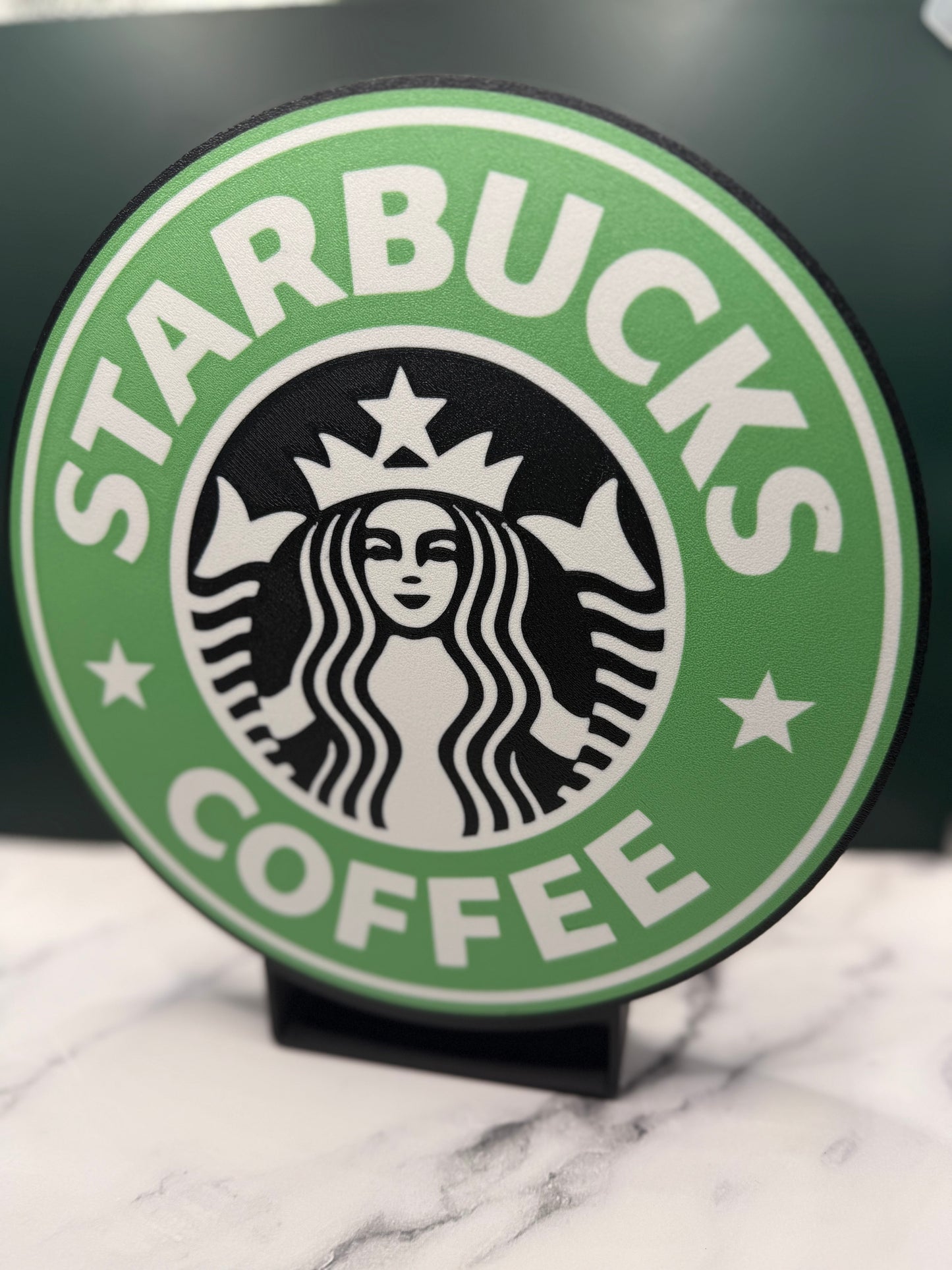 Handmade Starbucks Logo Light Box