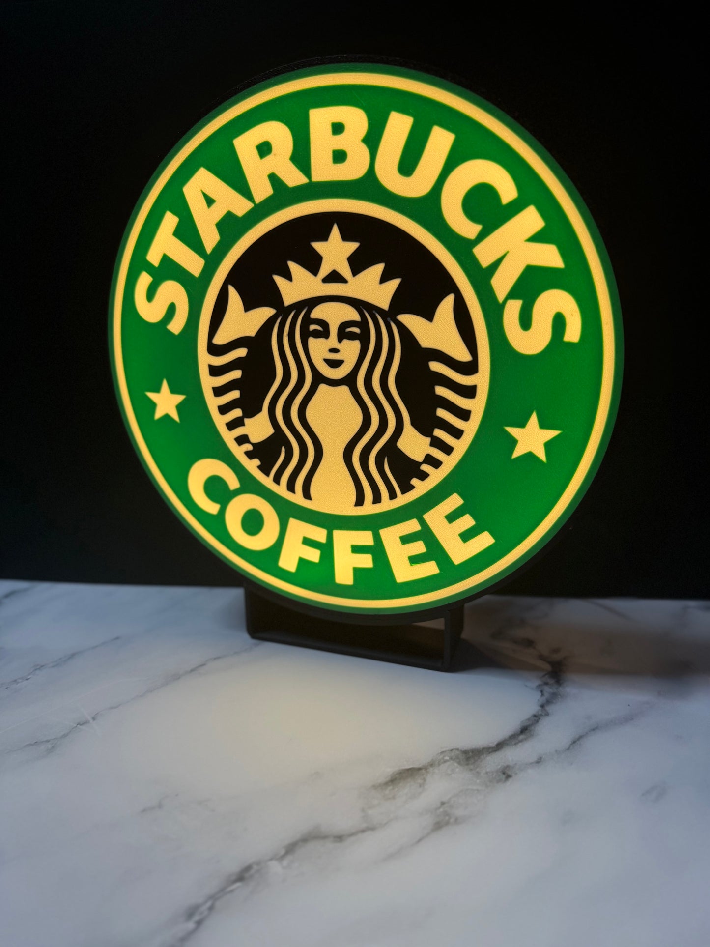 Handmade Starbucks Logo Light Box